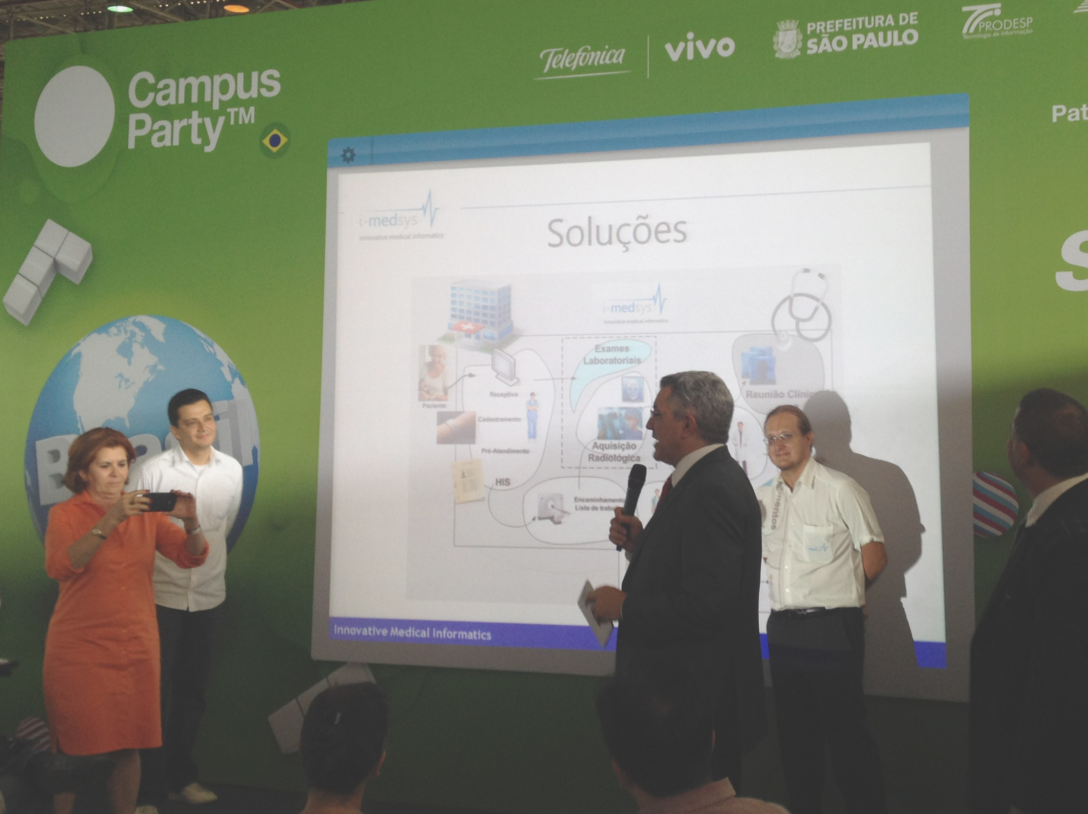 Ministro da Saúde na palestra i-medsys da Campus Party