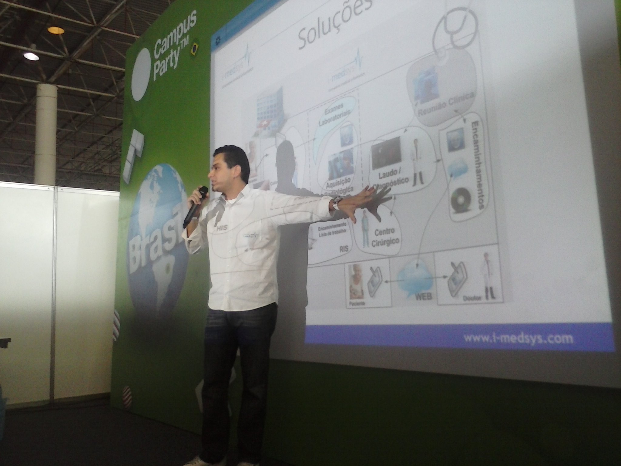 Palestra i-medsys da Campus Party